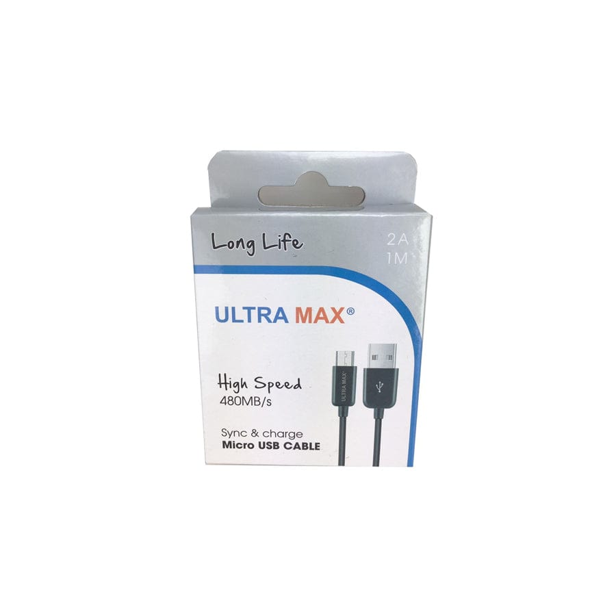 Ultramax Cable Micro USB To USB (Blister of 1)