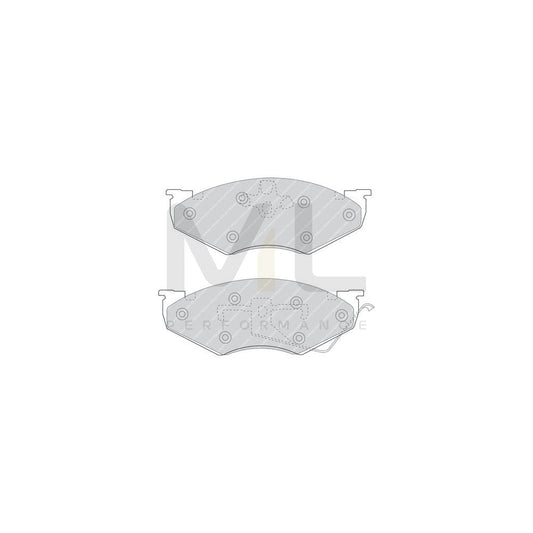 Ferodo Fcv1404Bfe Brake Pad Set Premier, Prepared For Wear Indicator, With Accessories | ML Performance Car Parts