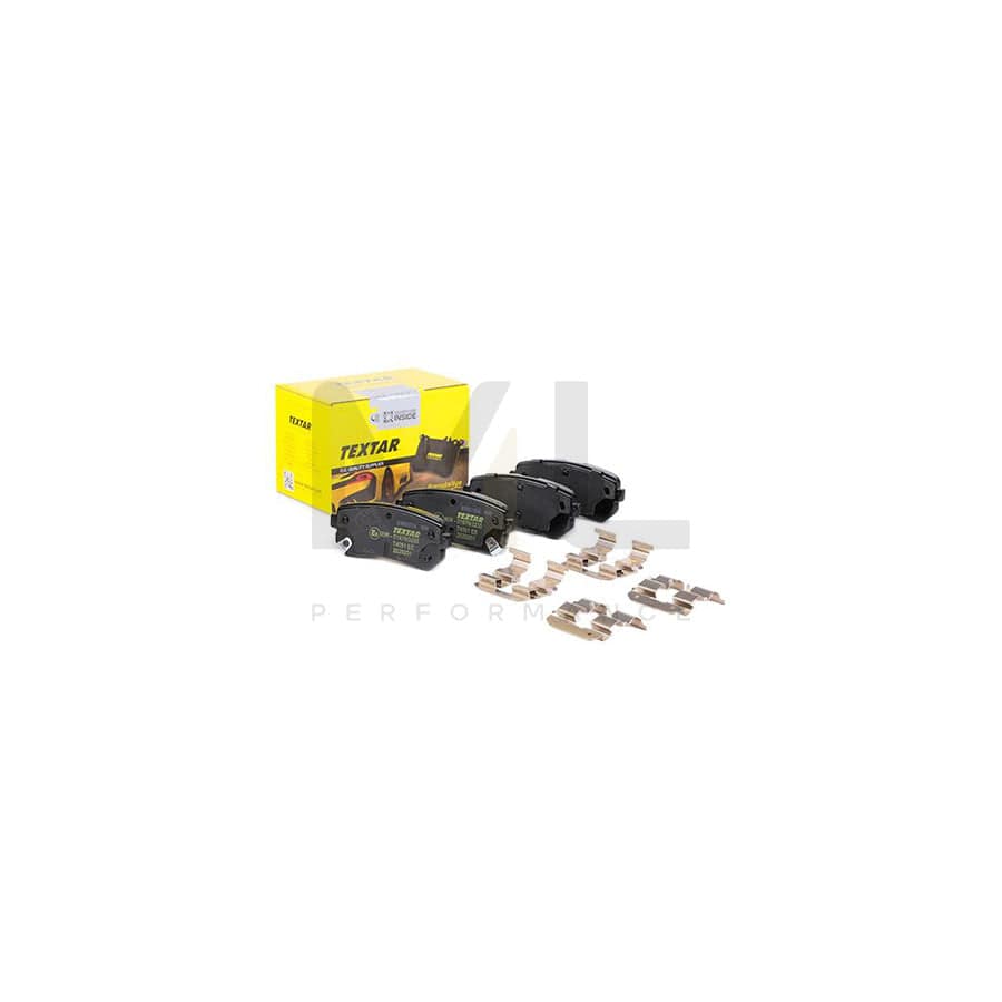 TEXTAR 2529201 Brake pad set with acoustic wear warning | ML Performance Car Parts