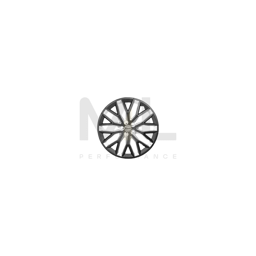 GULF Gulf E14GT40.BKBS Wheel trims 14 Inch Black/Silver
