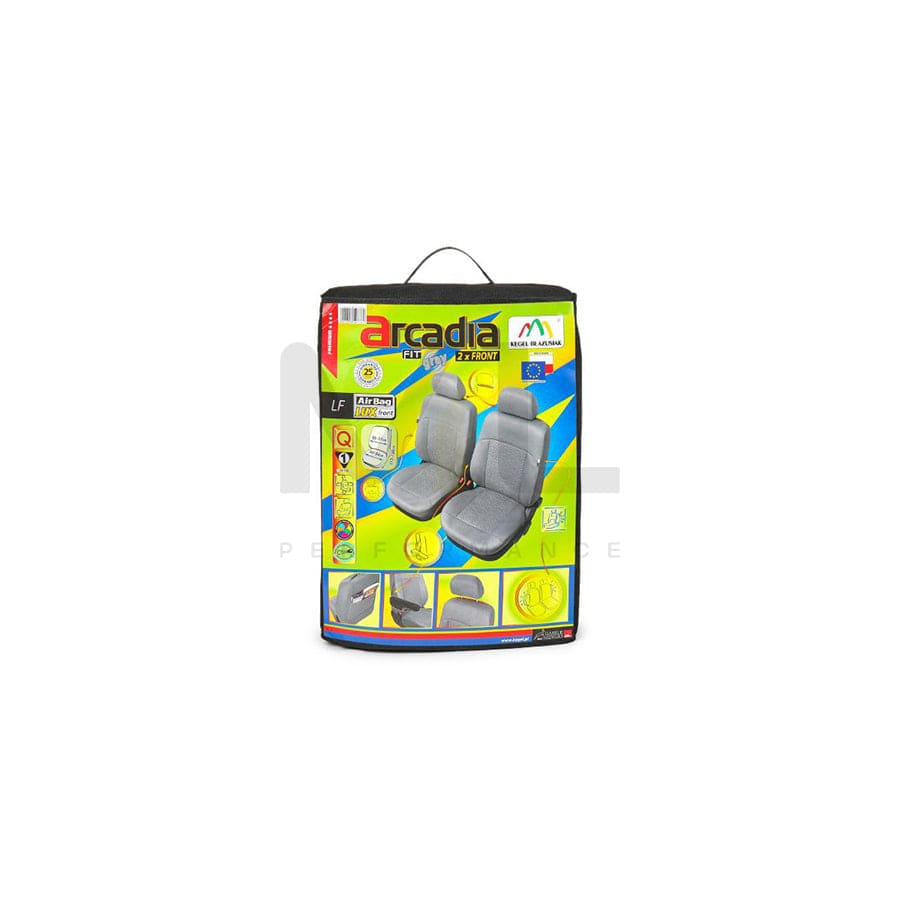 KEGEL 5-1303-235-3020 Car seat cover Grey, Leatherette, Polyester, Front