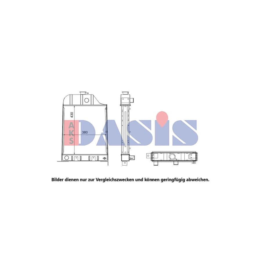 AKS Dasis 440585N Engine Radiator