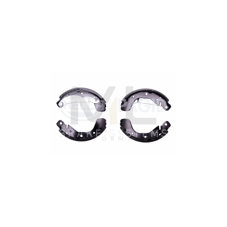 HELLA 8DB 355 002-461 Brake Shoe Set with handbrake lever
