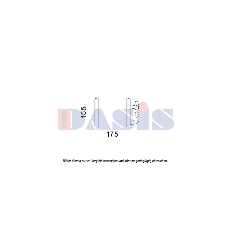 AKS Dasis 569023N Heater Matrix