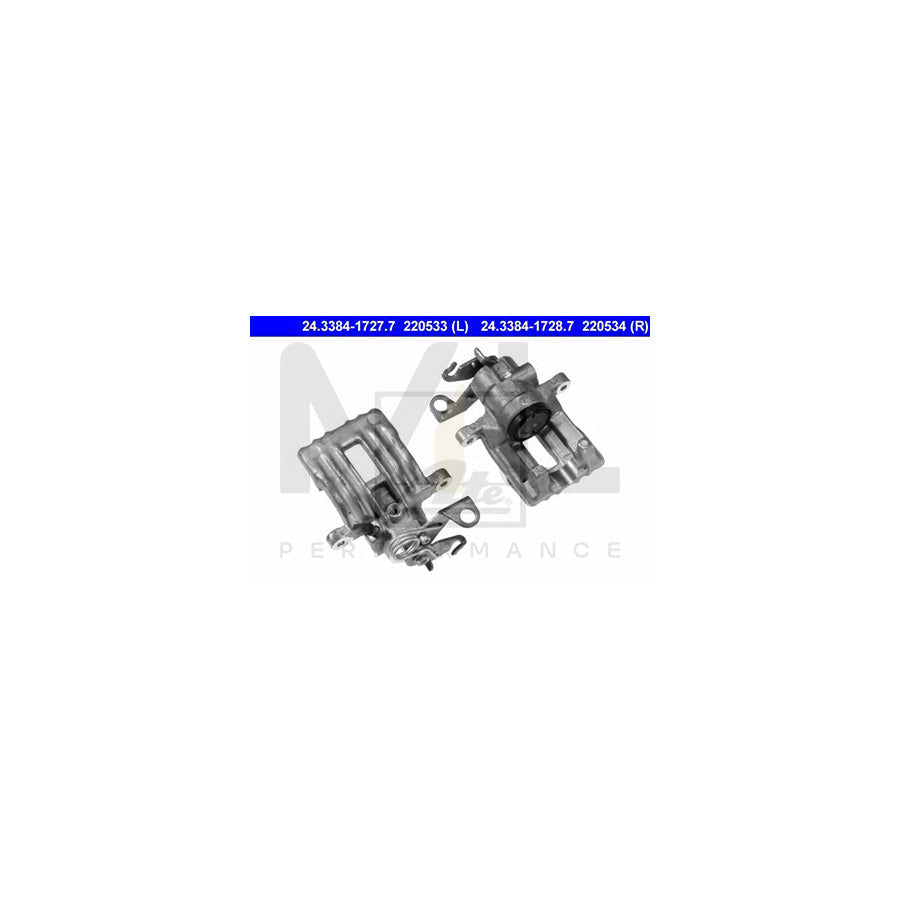 ATE 24.3384-1728.7 Brake Caliper without holder