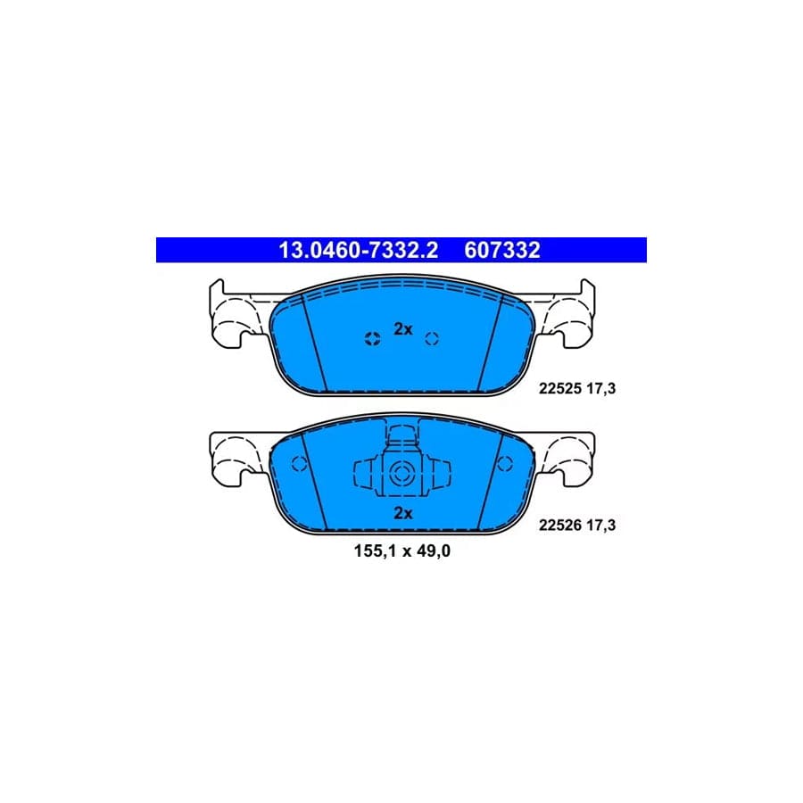 ATE 13.0460-7332.2 Brake Pad Set