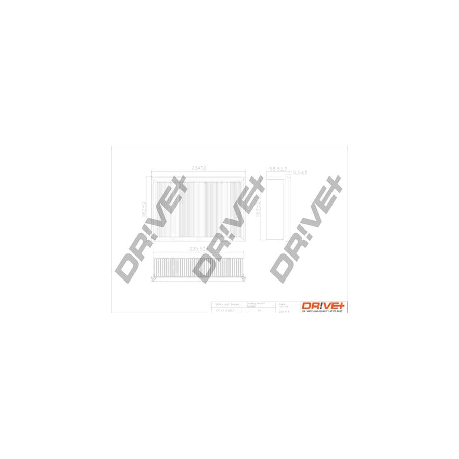 Dr!Ve+ Dp1110.10.0203 Air Filter