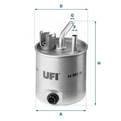 UFI 24.093.00 Fuel Filter
