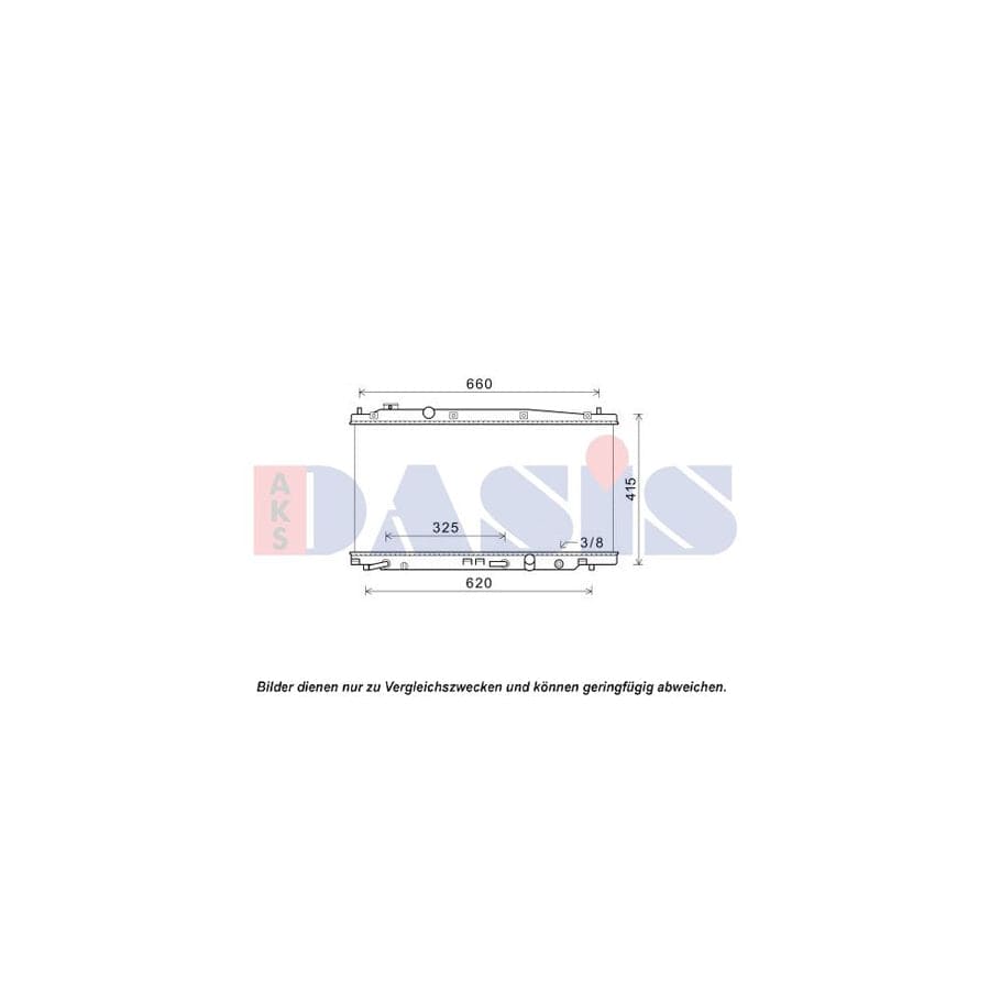 AKS Dasis 100071N Engine Radiator for Honda City Saloon (Gm2, Gm3)