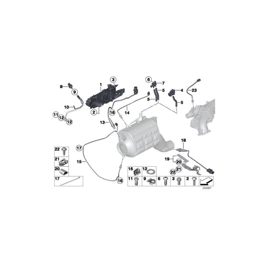 Genuine BMW 13628507629 G12 F31 G30 Temperature Sensor L=620 (Inc. 750dX, X5 M50dX & X7 M50dX) | ML Performance US Car Parts
