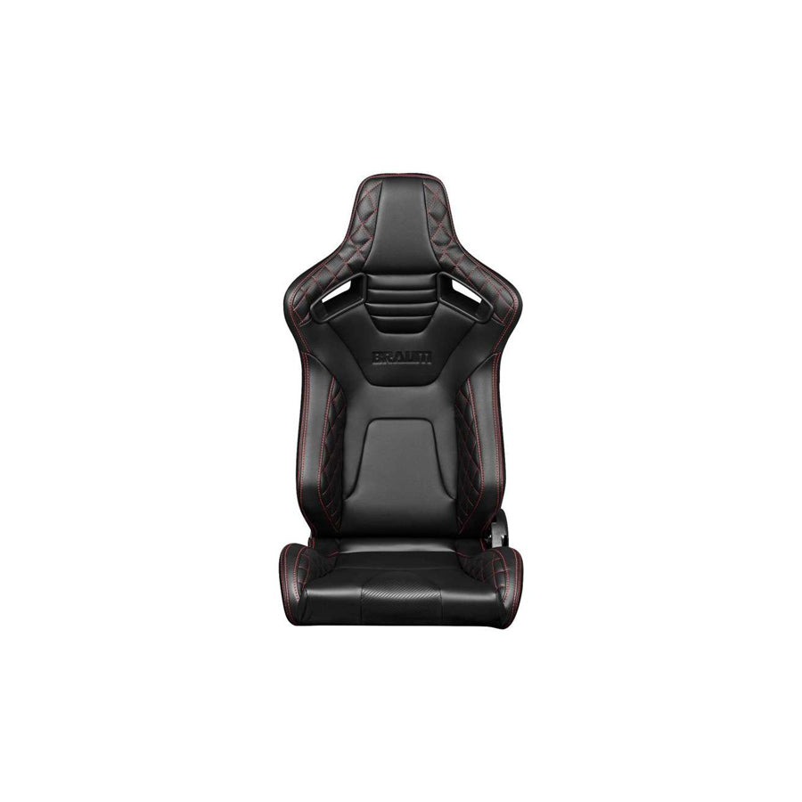 BRAUM Elite-X Series Racing Seats ( Diamond Ed. - Red Stitching ) – Pair