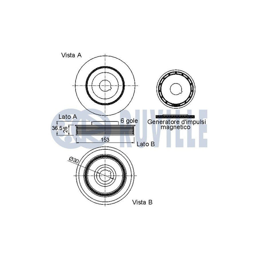 Ruville 985969 Axle Bush