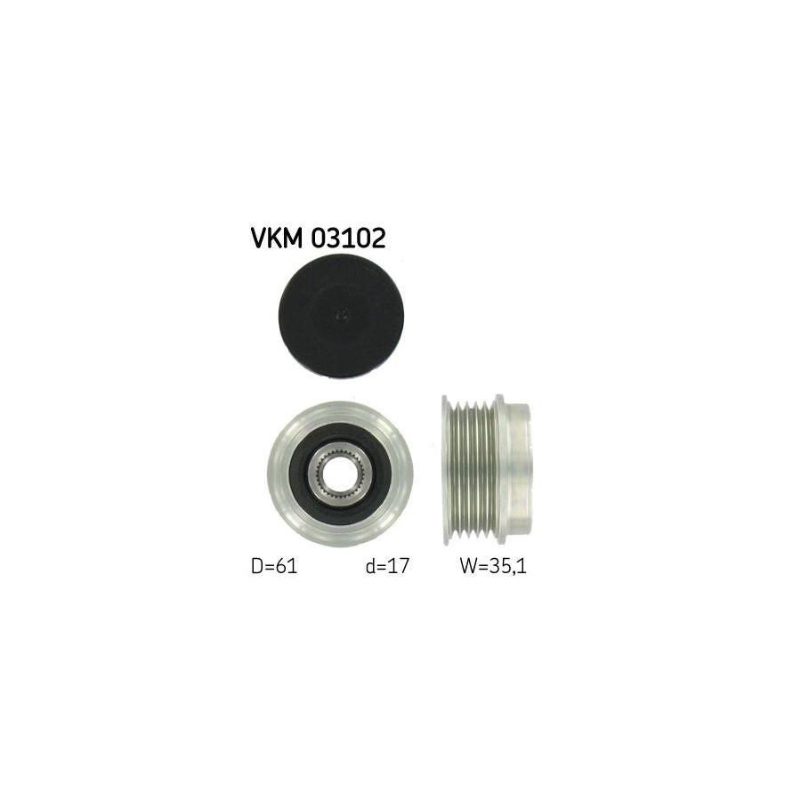 Skf Vkm 03102 Alternator Freewheel Clutch | ML Performance US Car Parts