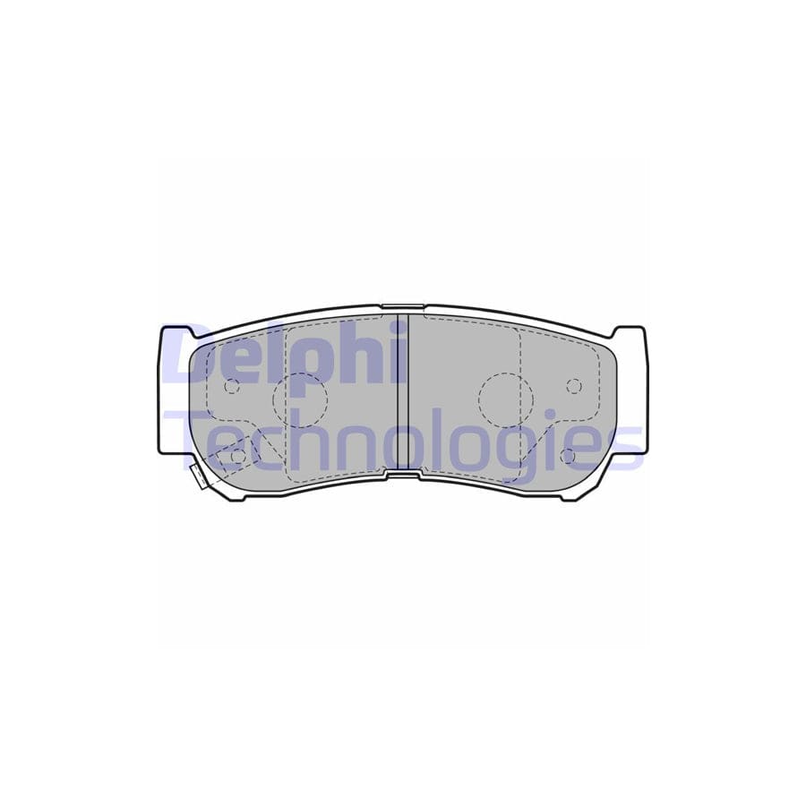 Delphi Lp2049 Brake Pad Set