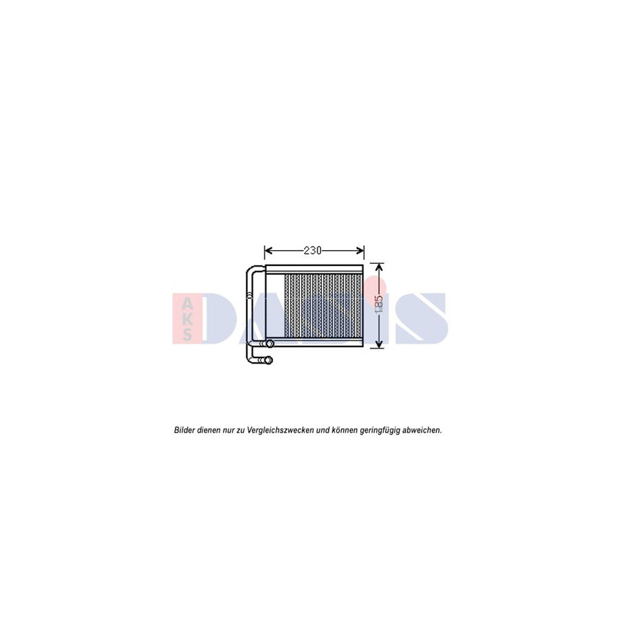 AKS Dasis 569025N Heater Matrix for Hyundai I40