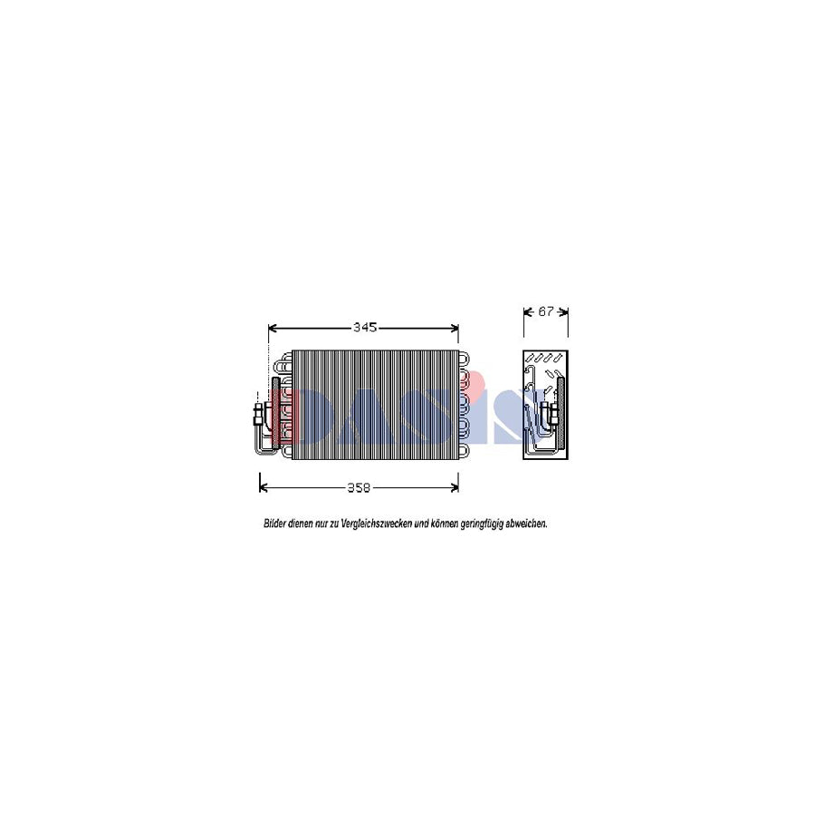 AKS Dasis 820990N Air Conditioning Evaporator for BMW 3 Compact (E36)