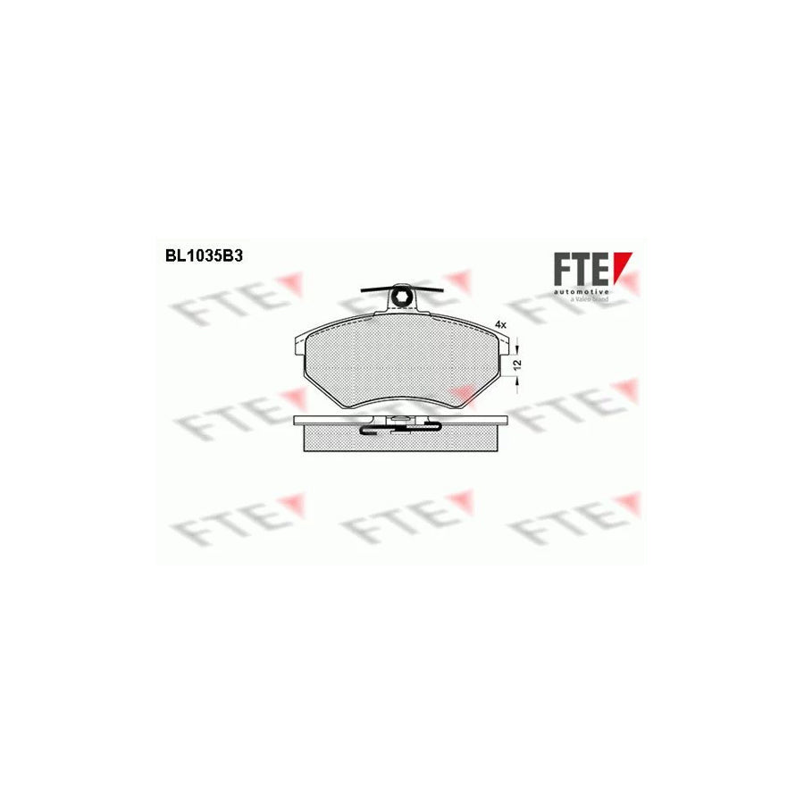 FTE Bl1035B3 Brake Pad Set