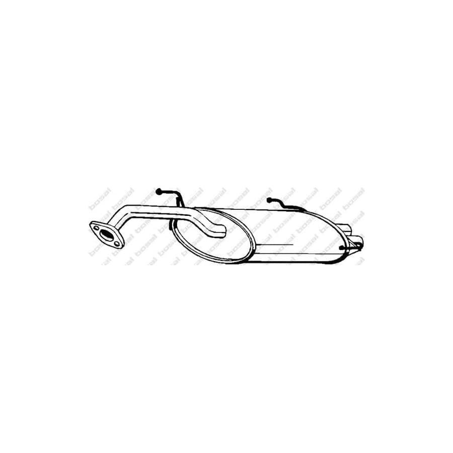 Bosal 228-421 Rear Silencer for Toyota Celica