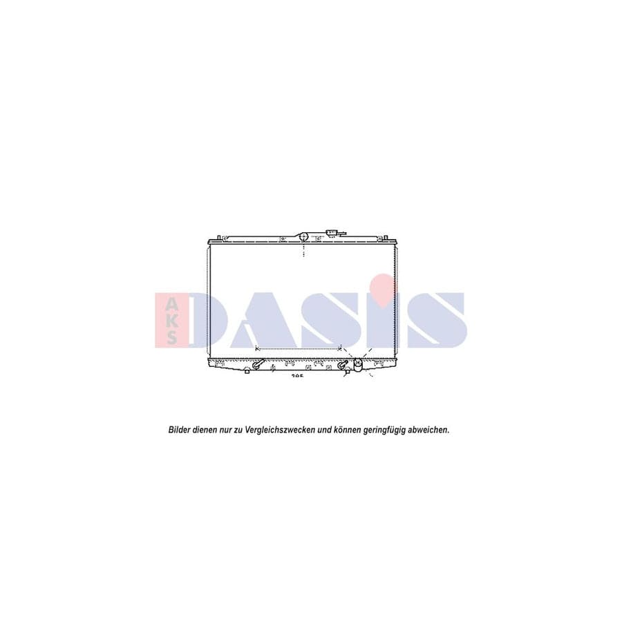 AKS Dasis 100076N Engine Radiator for Honda Shuttle (Ra)