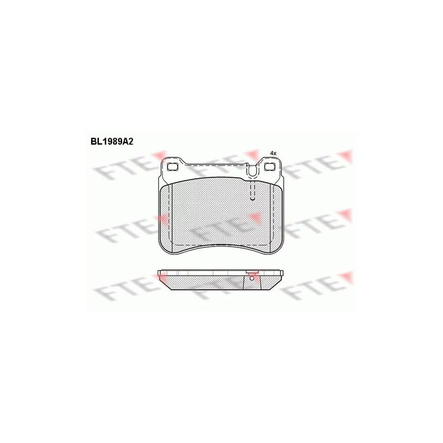 FTE Bl1989A2 Brake Pad Set
