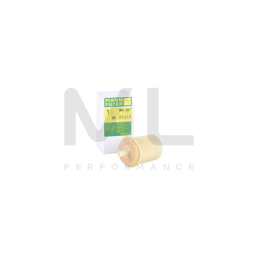 MANN-FILTER WK 28/1 Fuel filter In-Line Filter