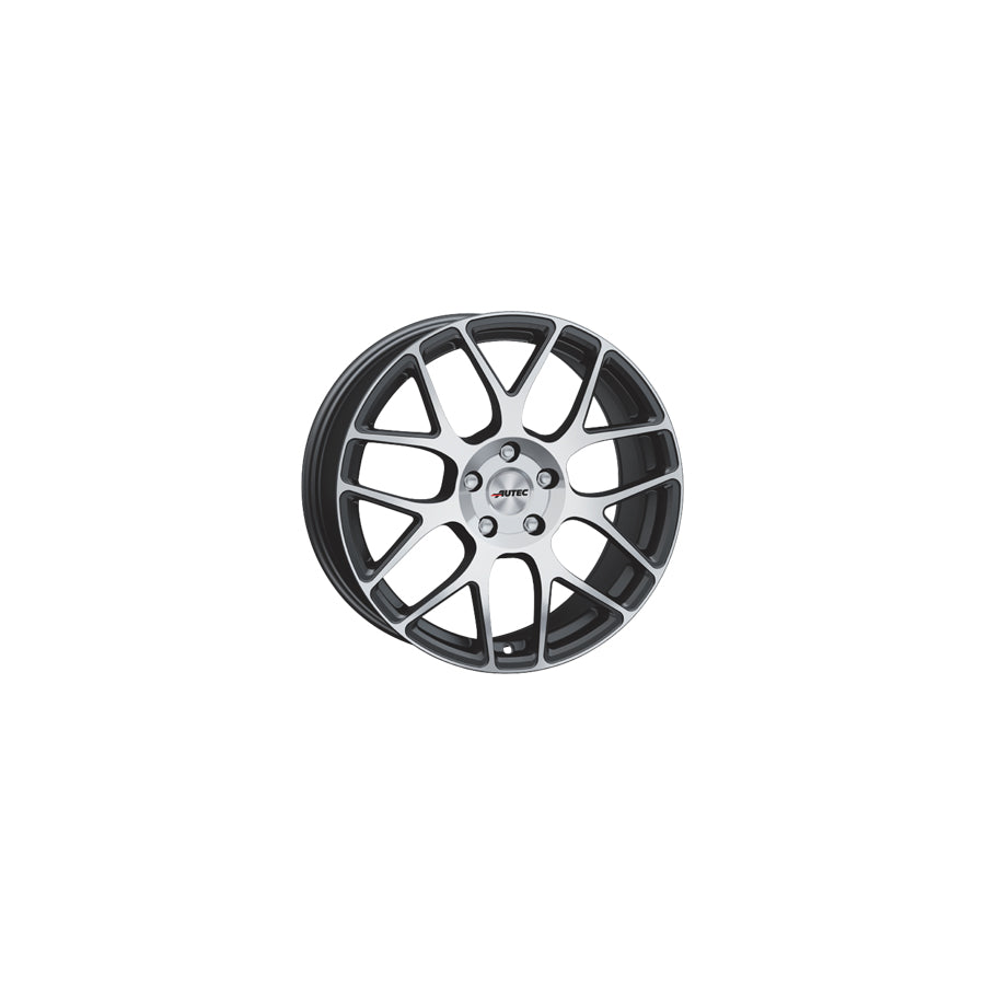Autec Hexano 7x16 ET40 H7016405123416 Matt Black Polished Wheel