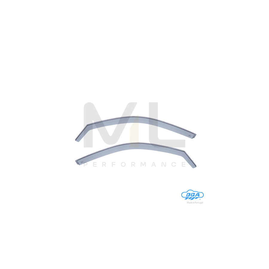 DGA 24015 Wind deflectors for VW Golf IV Hatchback (1J1) Arrow direction, Front, inner