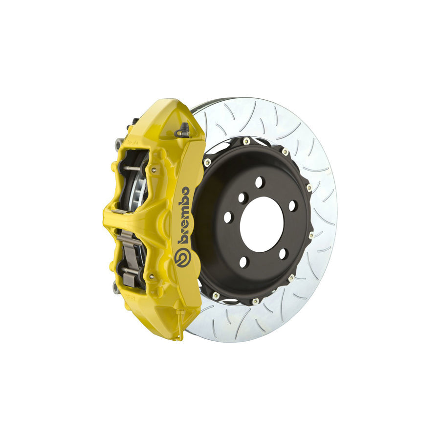 Brembo 1P3.8006A Mazda 3 Front GT 4-Pistons Slotted Type-3 2-Piece Big Brake Kit 345x28mm