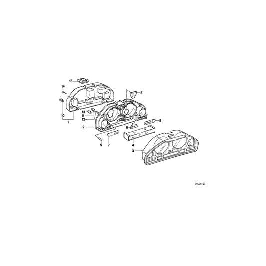 Genuine BMW 62111378566 E34 E32 Dashboard Support (Inc. 530i, M5 3.6 & 735i) | ML Performance US Car Parts