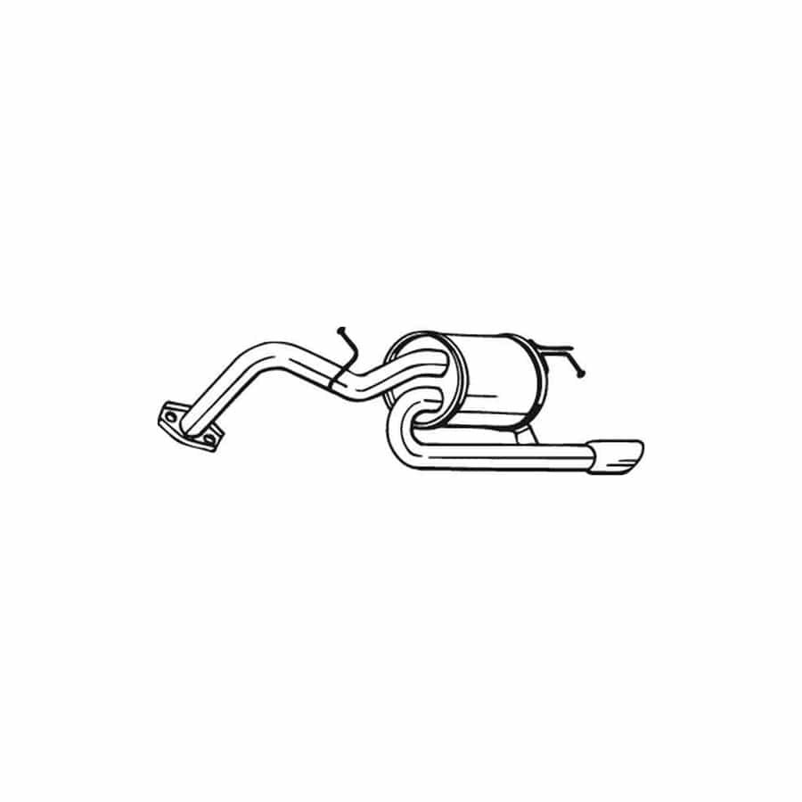 Bosal 228-407 Rear Silencer for Toyota Yaris