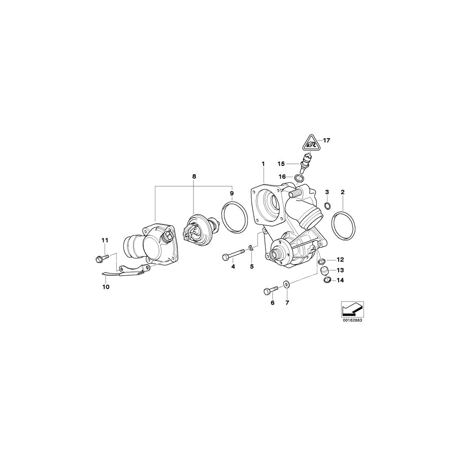 Genuine BMW 11531438287 E38 Blind Plug (Inc. L7, 750iLP & 750iLS) | ML Performance US Car Parts