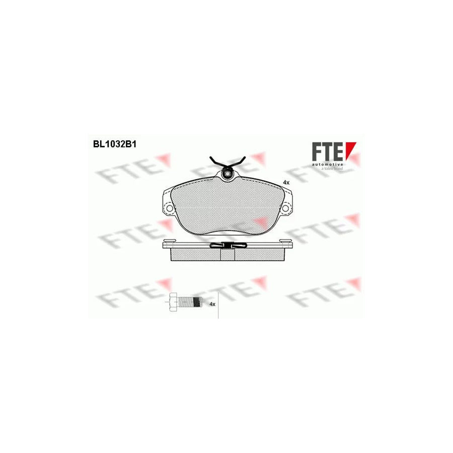FTE Bl1032B1 Brake Pad Set