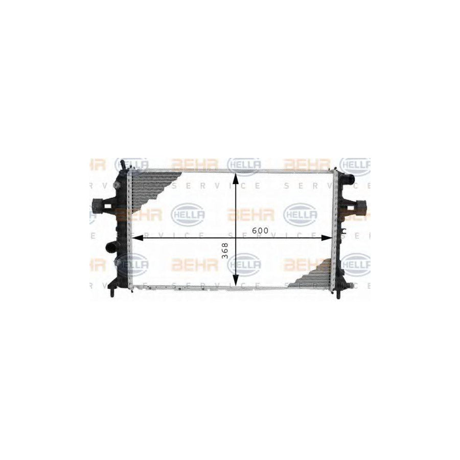 Hella 8MK 376 710-334 Engine Radiator