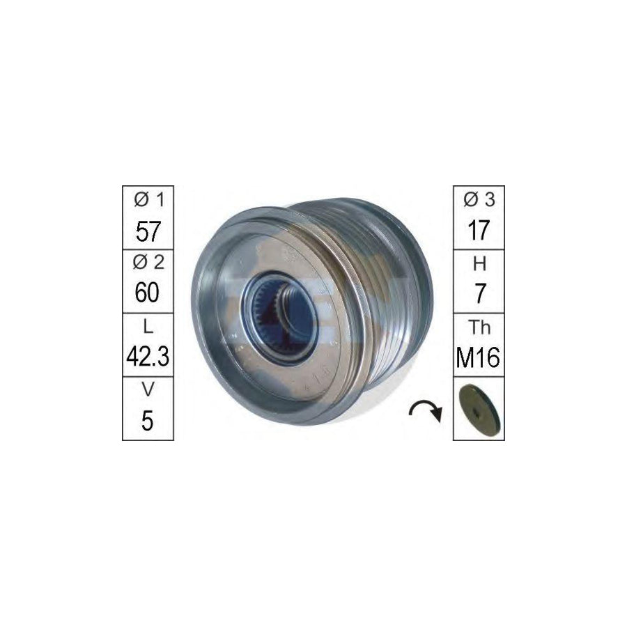 Era 219086 Alternator Freewheel Clutch