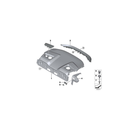 Genuine BMW 51467464170 F92 G15 Cover Panel For Belt Gap Cover Right (Inc. 840iX, 840dX & M850iX) | ML Performance US Car Parts