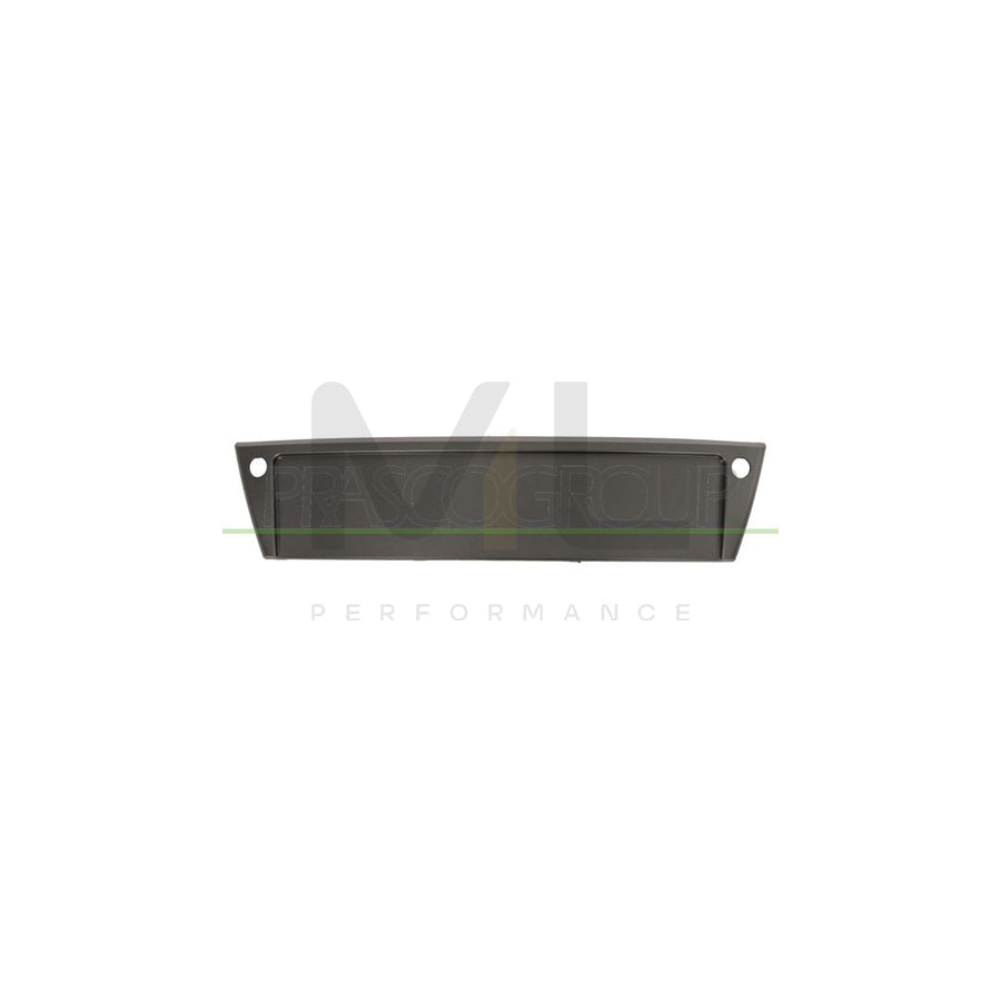PRASCO AD0341539 Number plate holder for AUDI A6 Front, Black, frameless