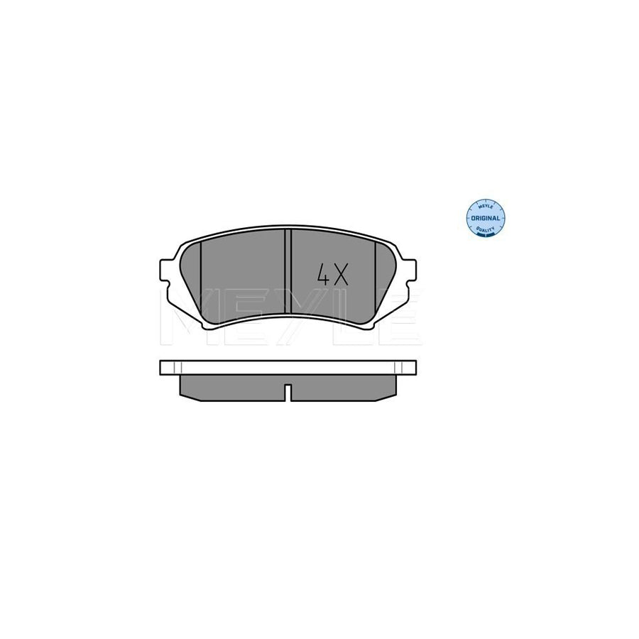 Meyle 025 235 3917 Brake Pad Set