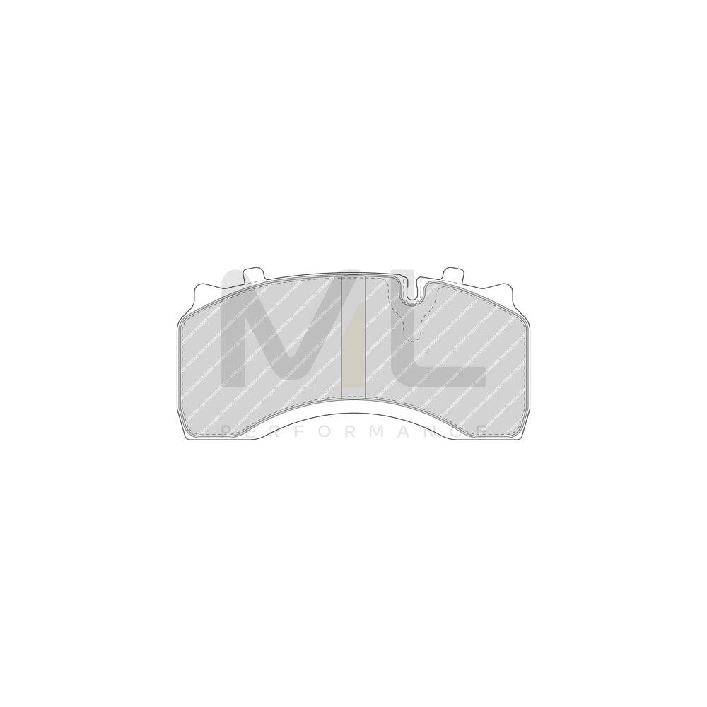Ferodo Premier Fdb445 Brake Pad Set Incl. Wear Warning Contact, With Brake Caliper Screws | ML Performance Car Parts