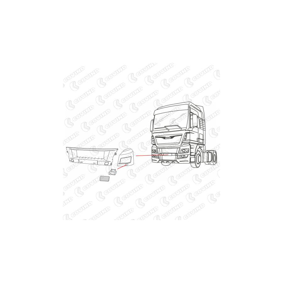 Covind Tx2/ 83 Cover, Bumper