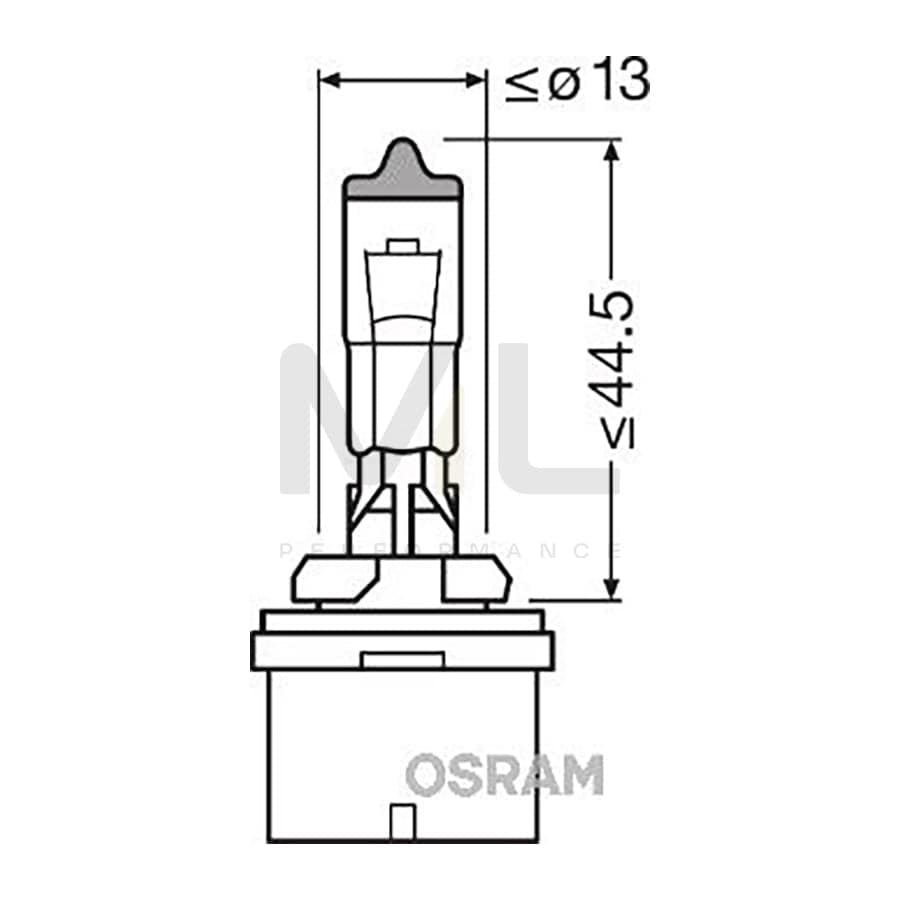 OSRAM COOL BLUE INTENSE 880CBI Headlight bulb PG13, 12V, 27W