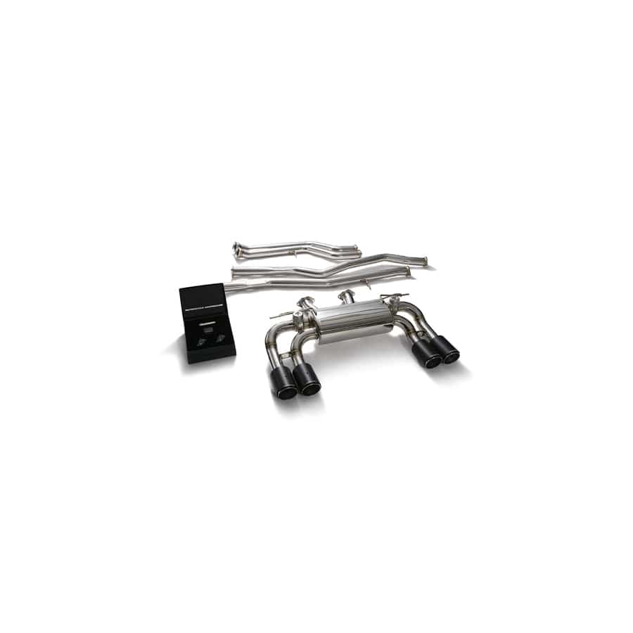 Armytrix BMF87C-QC38 Valvetronic Exhaust System BMW M2 Competition F87 2019-2021 with Quad Carbon Fiber 4"