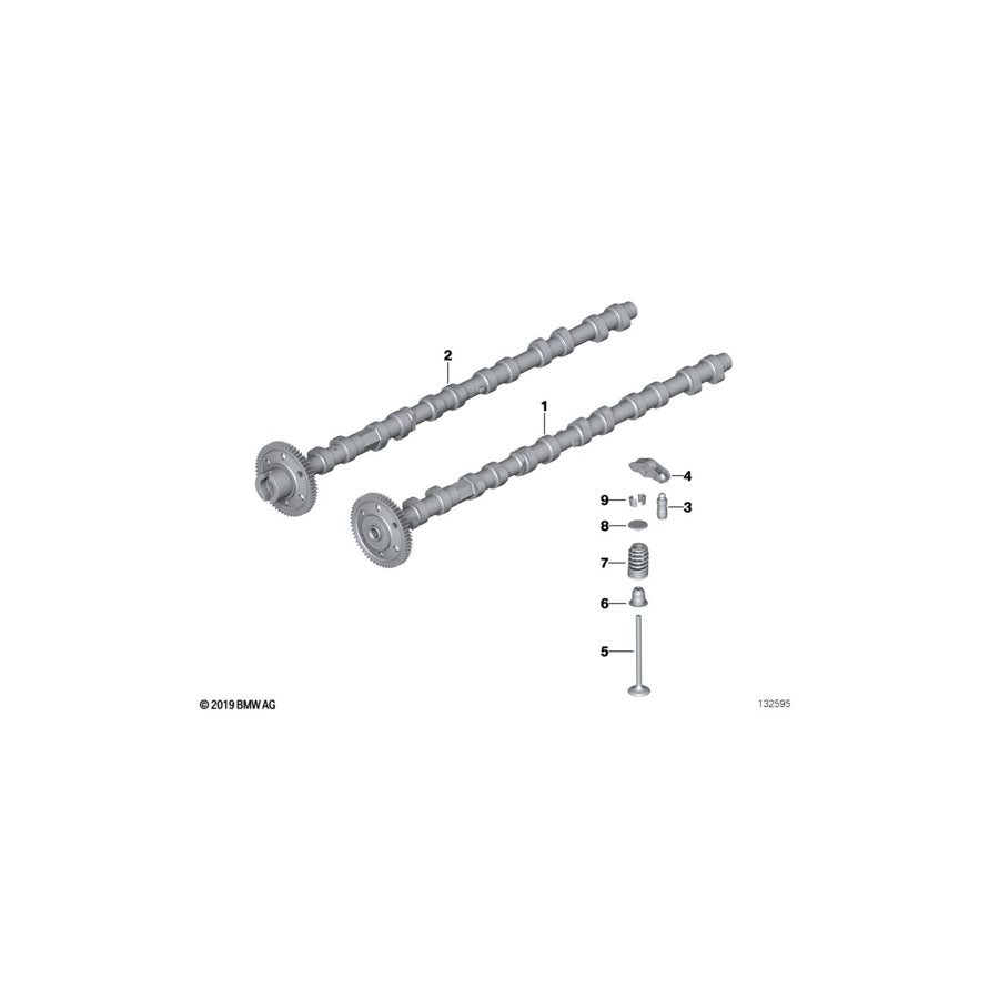 Genuine BMW 11317791580 E66 E65 E90 Camshaft Exhaust (Inc. 730Ld, 330d & 525d) | ML Performance UK Car Parts