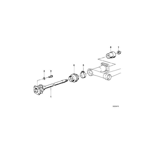 Genuine BMW 26111230305 60 69-76 Clutch Bell Housing 0.045833333 (Inc. R 75 , R90S & R60/5) | ML Performance US Car Parts