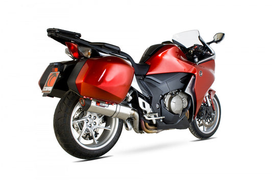 Scorpion RHA105SEO Honda VFR1200 Serket Parallel Slip-On - Brushed Stainless Steel Sleeve | ML Performance US US
