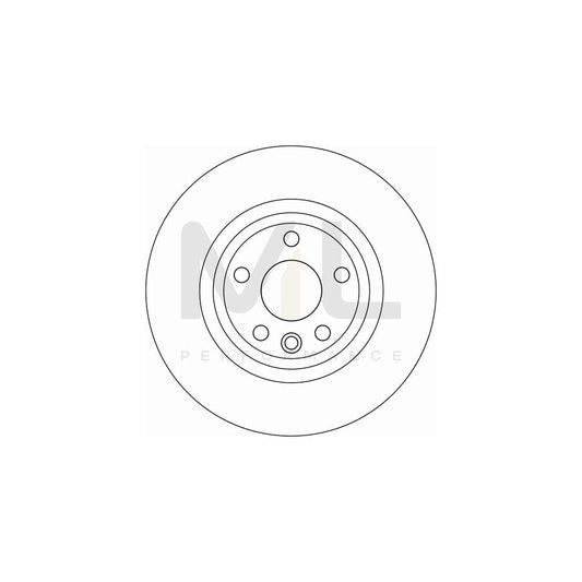 TRW DF6947 Brake Disc for LAND ROVER Discovery Sport (L550) Solid, Painted, High-carbon | ML Performance Car Parts