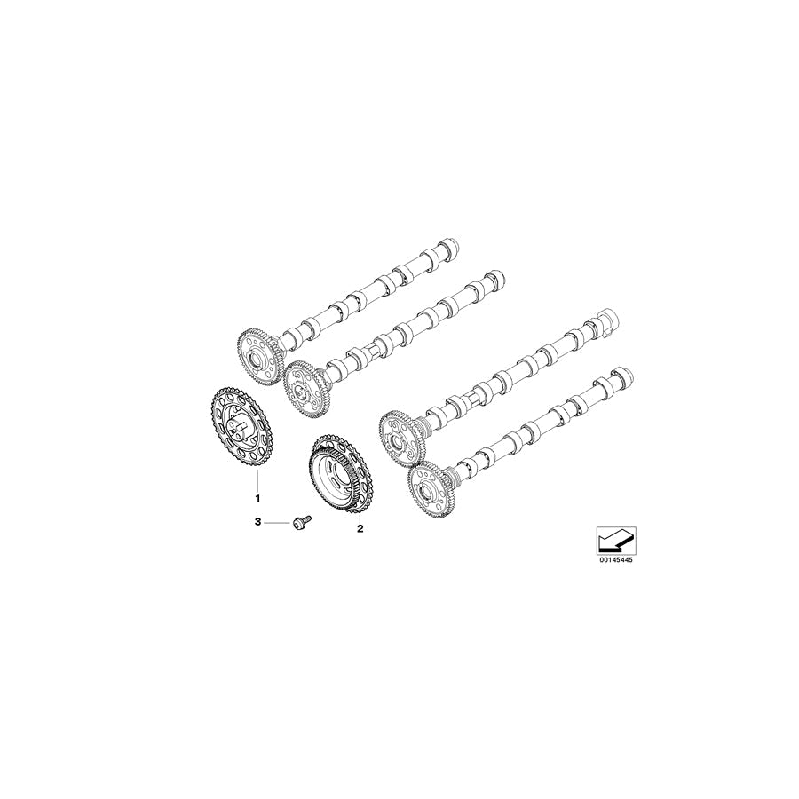 Genuine BMW 11317793641 E65 Camshaft Sprocket Zyl. 5-8 (Inc. 745d) | ML Performance UK Car Parts