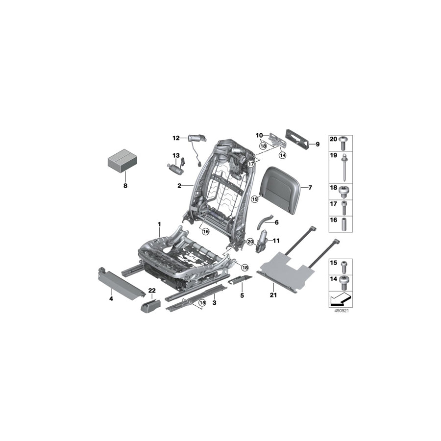 Genuine BMW 52107416454 G12 Cover, Seat Rail, Front Right OYSTER (Inc. 750iX, 730Ld & 725Ld) | ML Performance US Car Parts