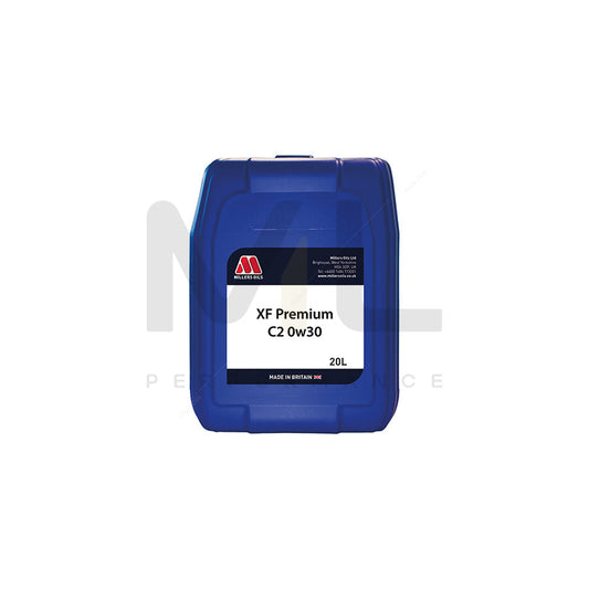 Millers Oils XF Premium C2 0W-30 Fully Synthetic Engine Oil 20l | Engine Oil | ML Car Parts UK | ML Performance