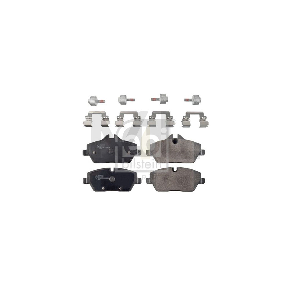 Febi Bilstein 116235 Brake Pad Set For Bmw I3 (I01) Front Axle, Prepared For Wear Indicator, With Attachment Material