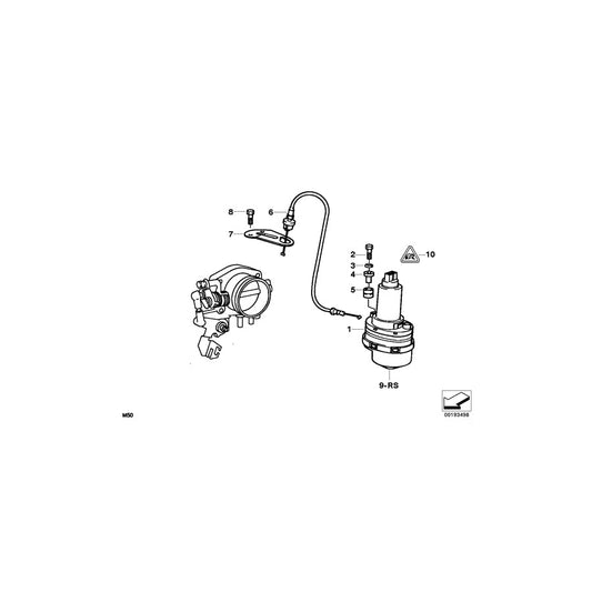 Genuine BMW 13541735572 E36 E34 Bracket For Accelerator Bowden Cable ASC+T (Inc. 525ix, 325is & 325i) | ML Performance US Car Parts